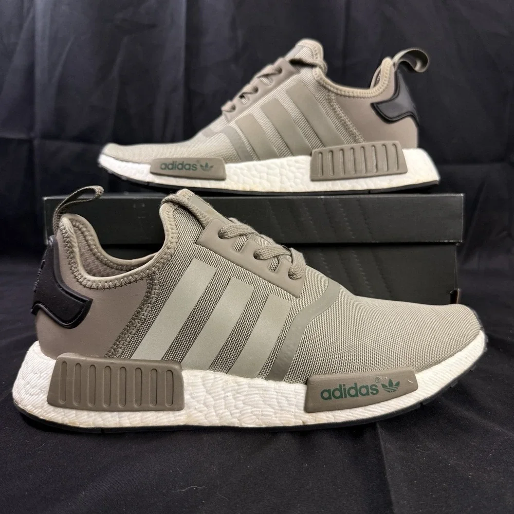 Adidas NMD R1 Trace Cargo Mens Size 9 Runner Green Sneakers